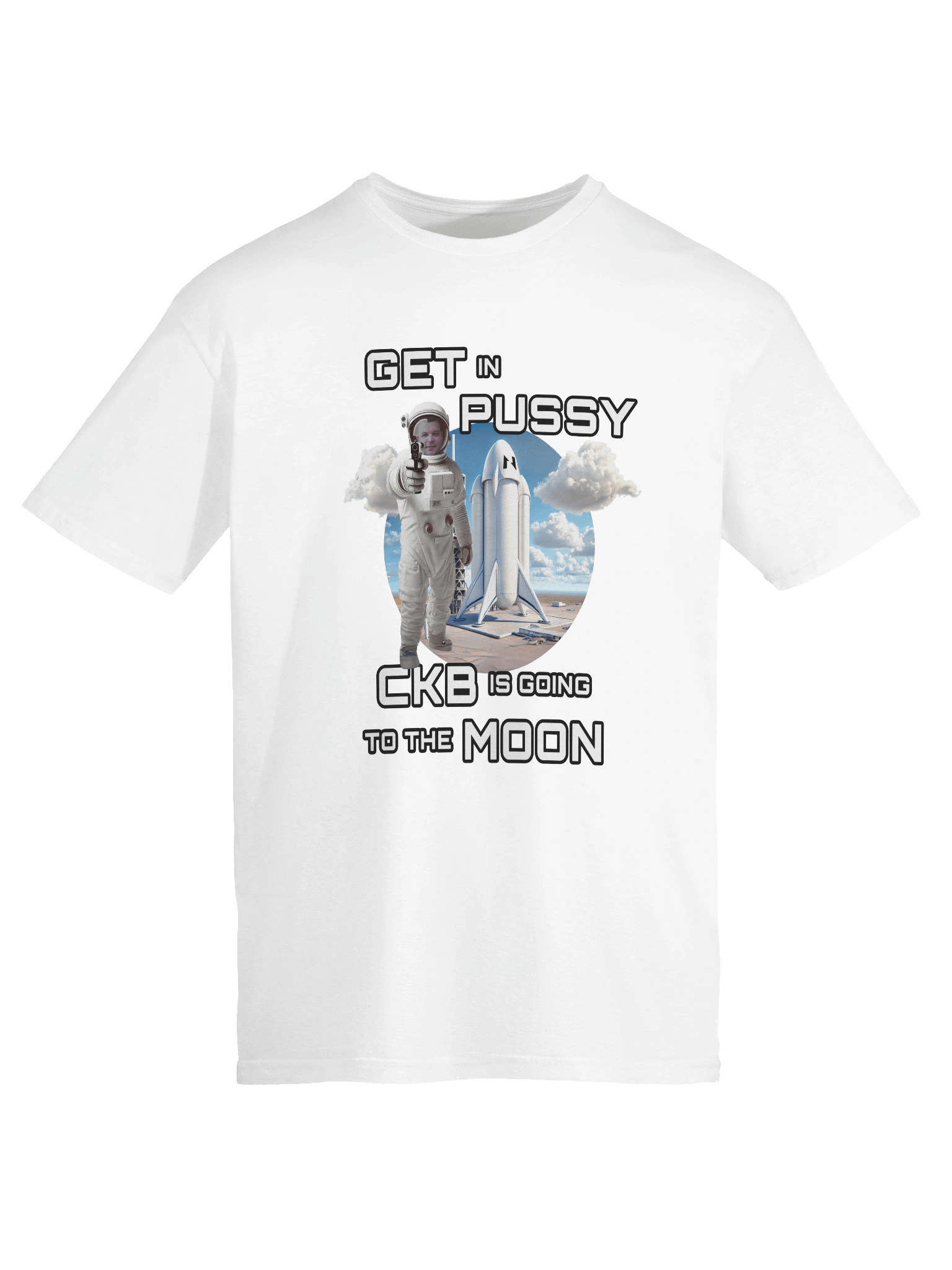 CKB is Going to the Moon T-Shirt White product image (9)