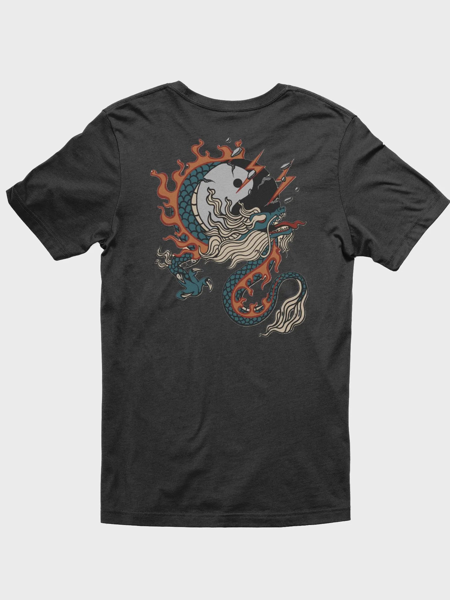 Yin-Yang Dragon (Back Printed) product image (3)
