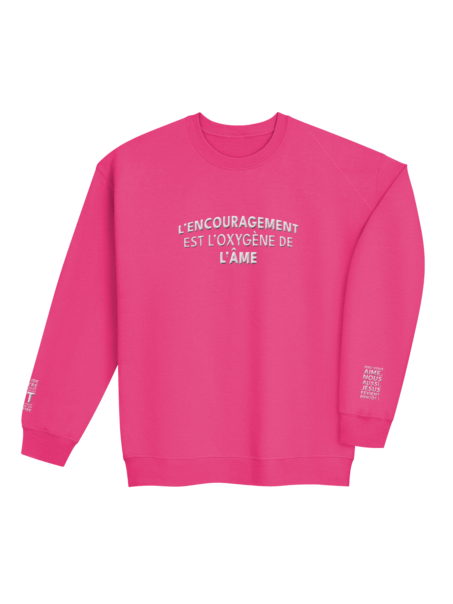 CREWNECK “L’ENCOURAGEMENT EST L’OXYGÈNE DE L’ÂME” product image (28)