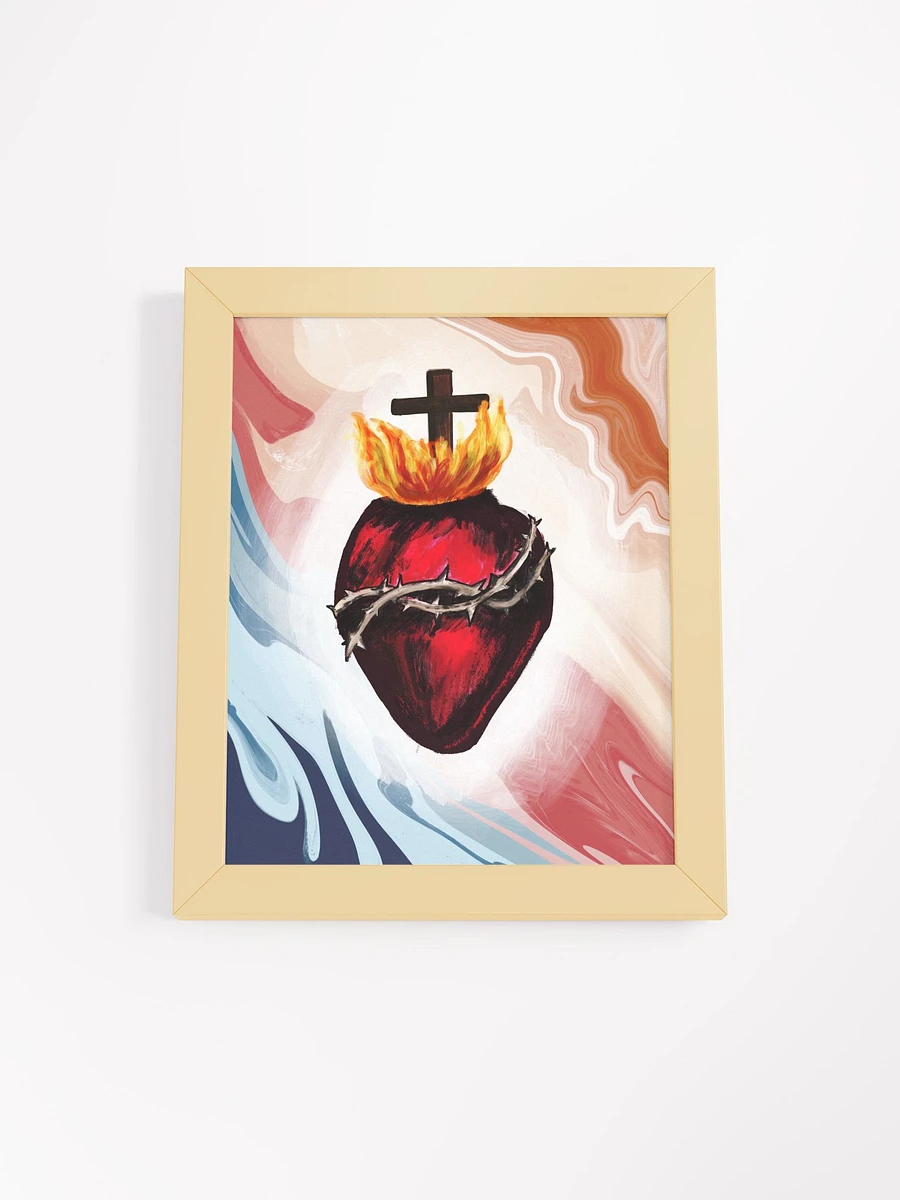 Sacred Heart of Divine Mercy Framed Print product image (2)