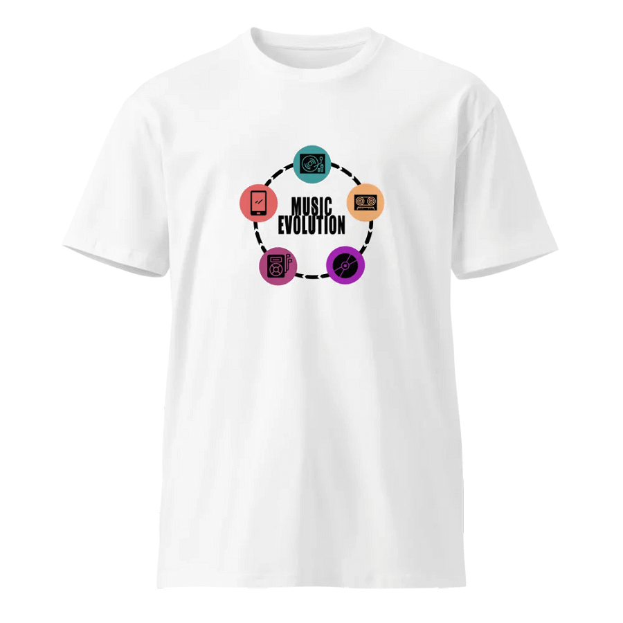 Music Evolution (white) product image (1)