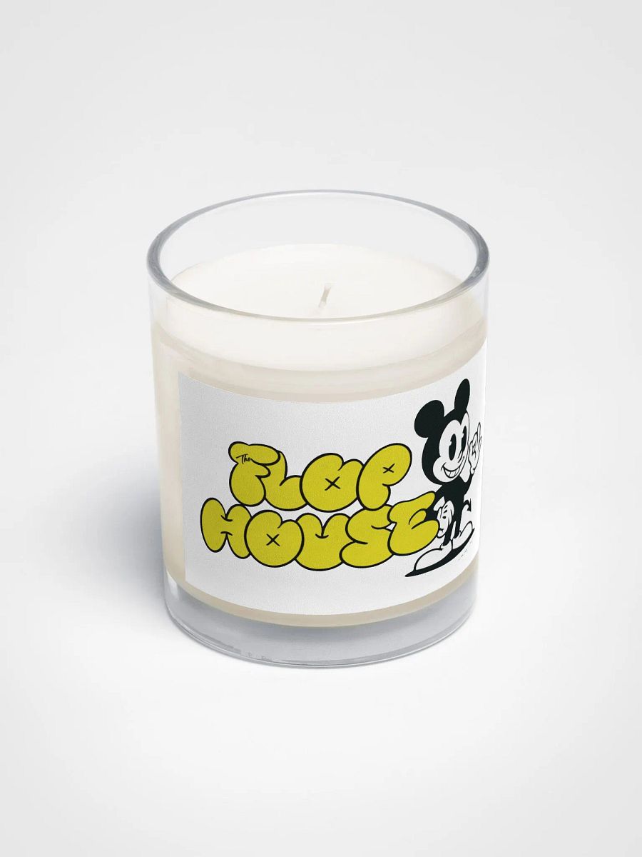 Soy Wax Candle In A Clear Glass Jar product image (2)