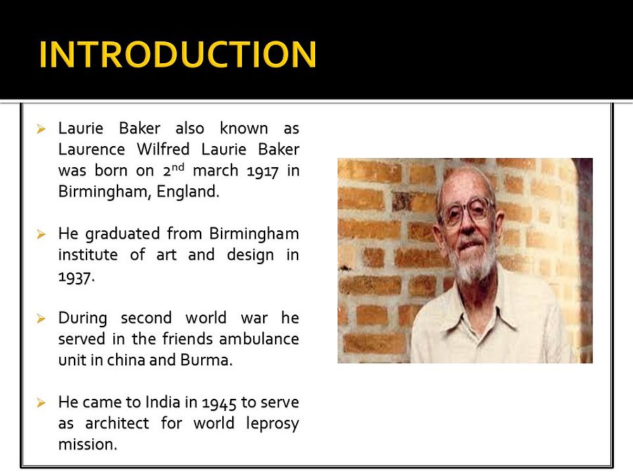 Laurie Baker: The Pioneer of Sustainable Architecture | A Comprehensive Presentation for Architecture Students . #LaurieBaker product image (2)