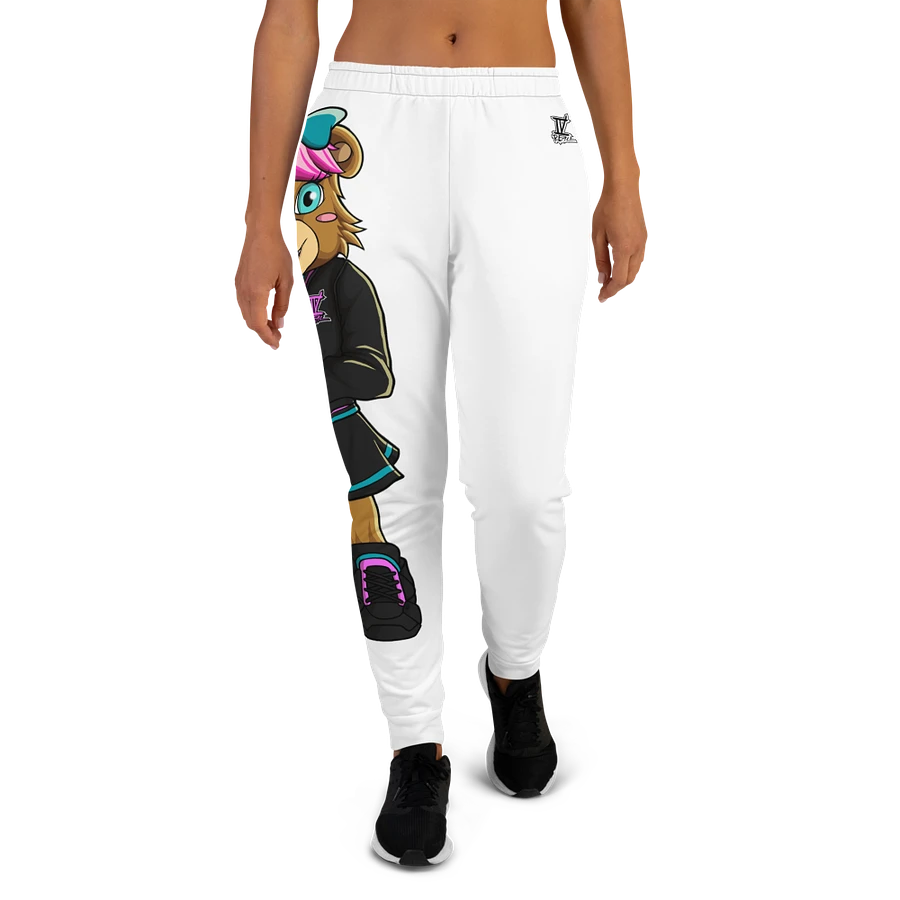 Standing Girl Bear White Joggers product image (4)