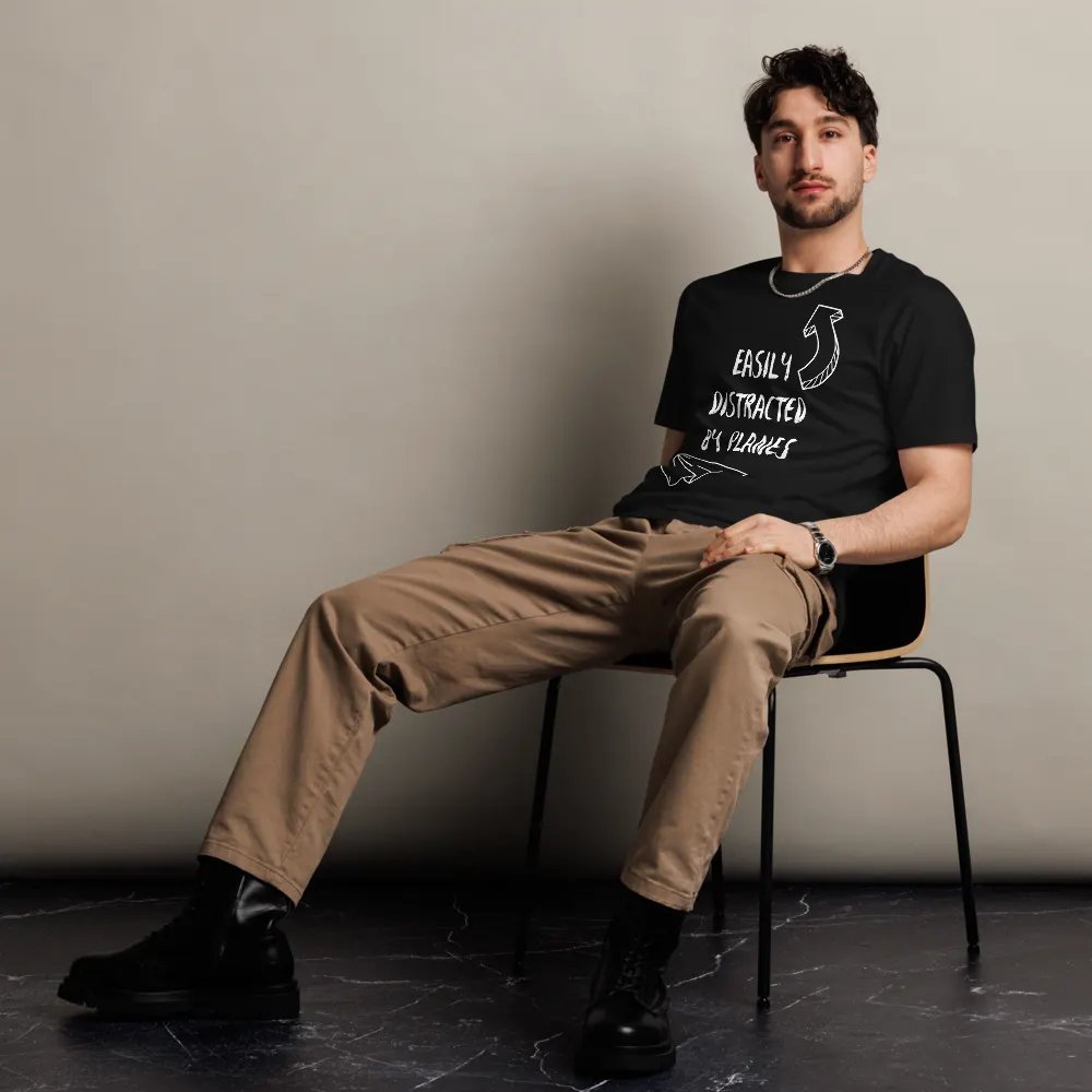 Easily Distracted By Planes Premium T-Shirt product image (5)
