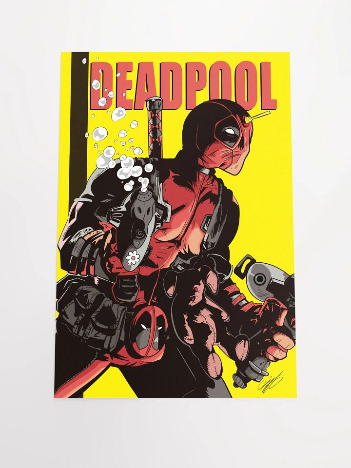 Deadpool Teddy Print product image (1)