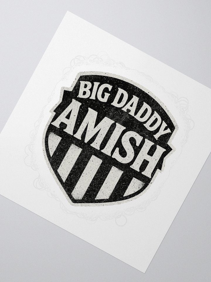 Big Daddy Amish Sticker product image (2)