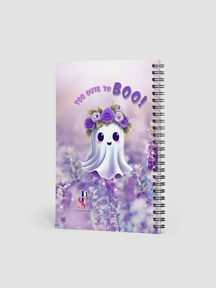 Cute Ghost Spiral Notebook product image (2)