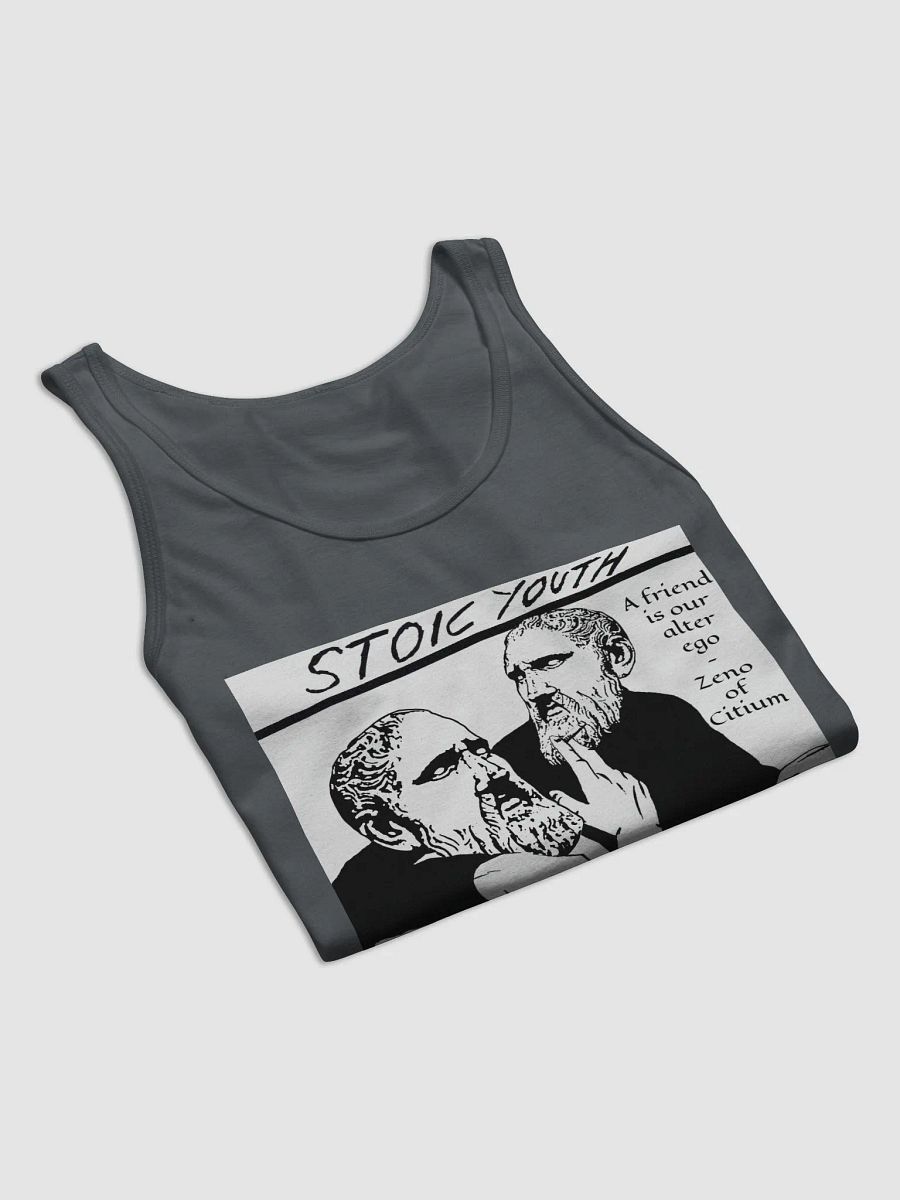 Stoic Youth Zeno of Citium quote Bella+Canvas Jersey Tank product image (8)