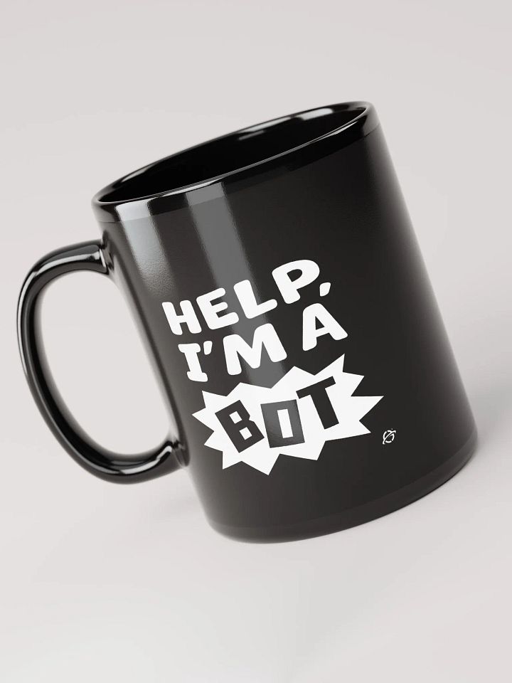 Help, I'm a Bot Black Mug product image (2)