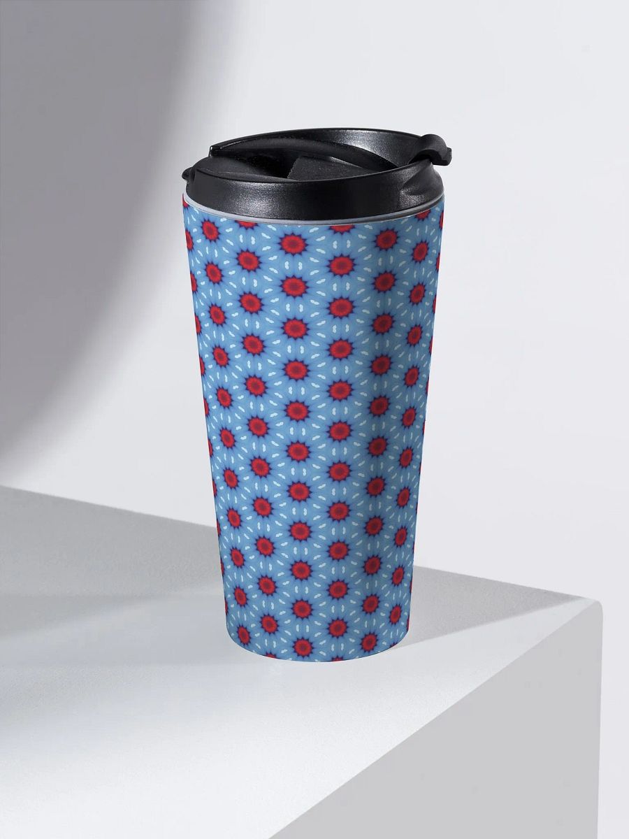 Blue Red & White Sunshine Travel Mug product image (2)