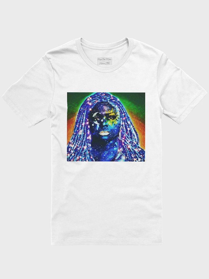 Raye Cole Music Space Tee White Front & Back product image (1)