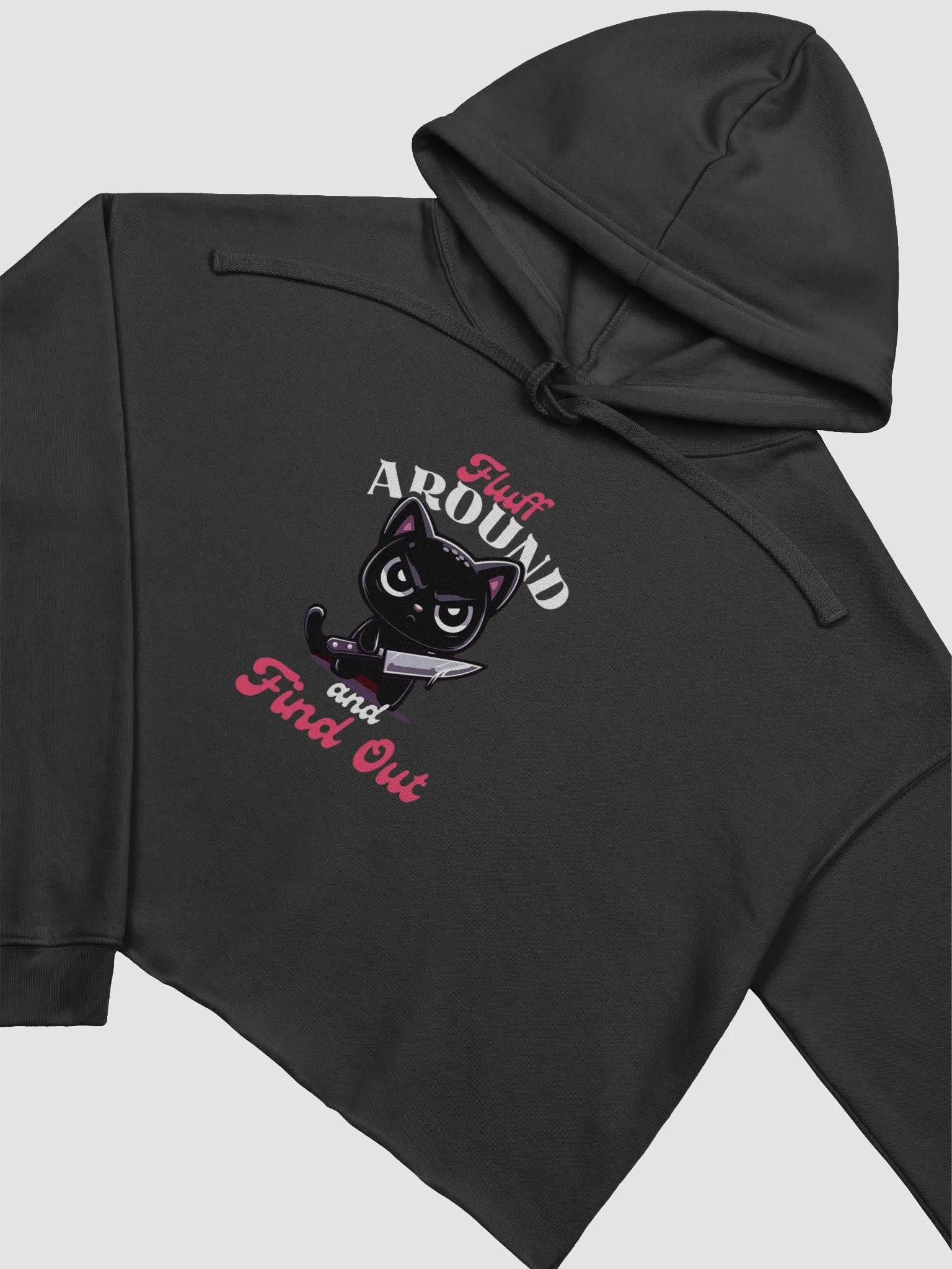 Fluff Around and Find Out Crop Hoodie product image (10)
