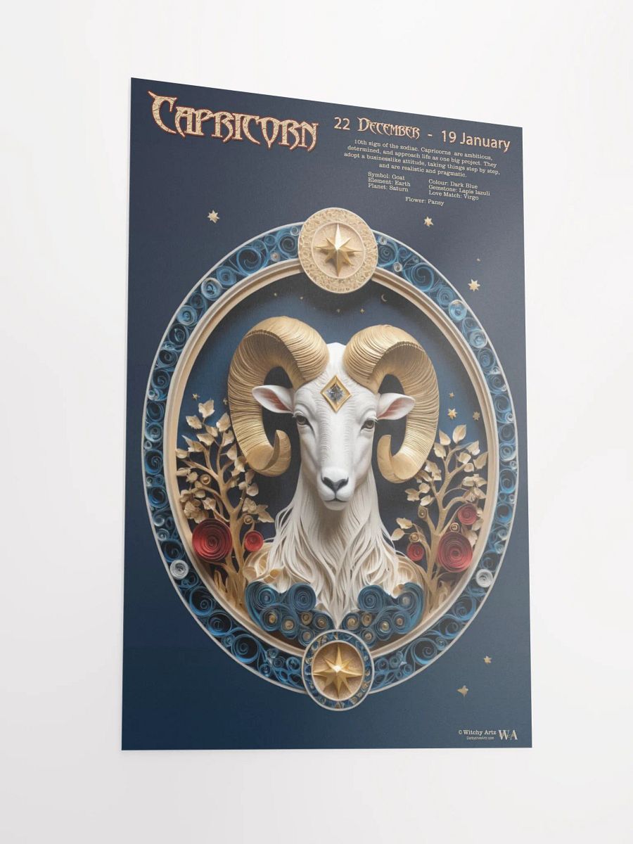 Western Zodiac Poster - CAPRICORN product image (5)