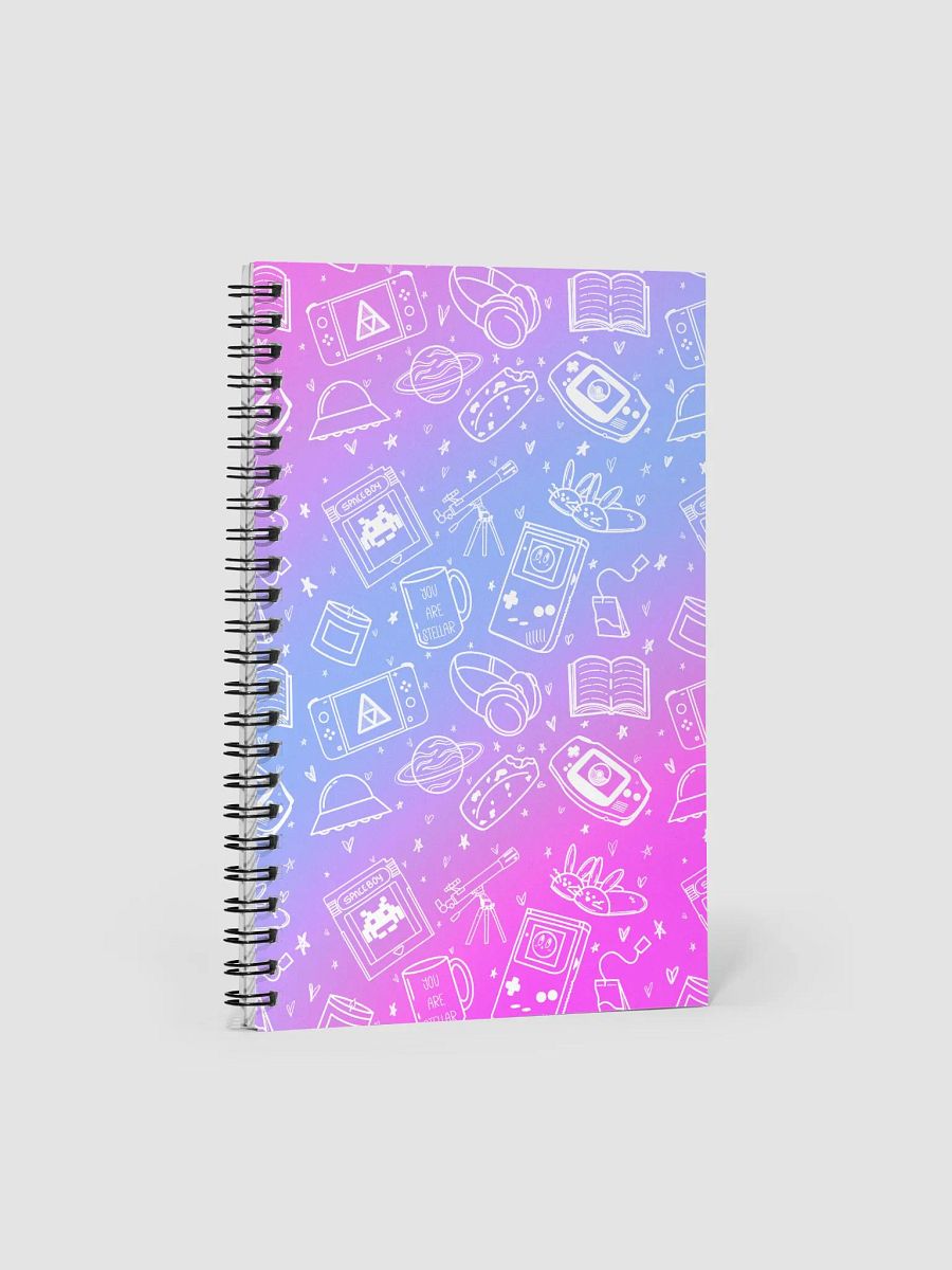Spiral Bound Pastel Doodle Dotted Journal product image (1)