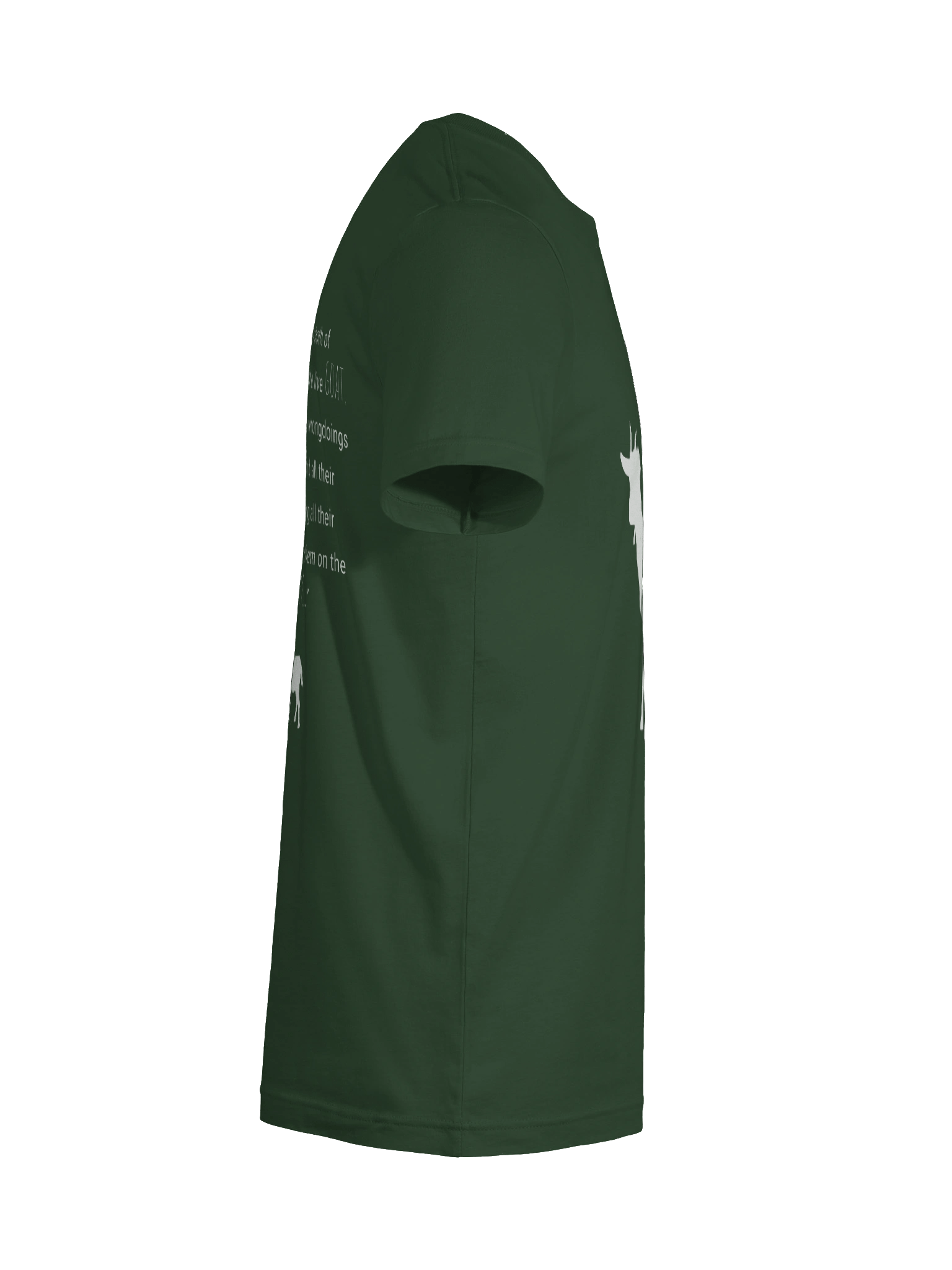 Jesus is the G.O.A.T. T-Shirt (Dark Colors) product image (12)