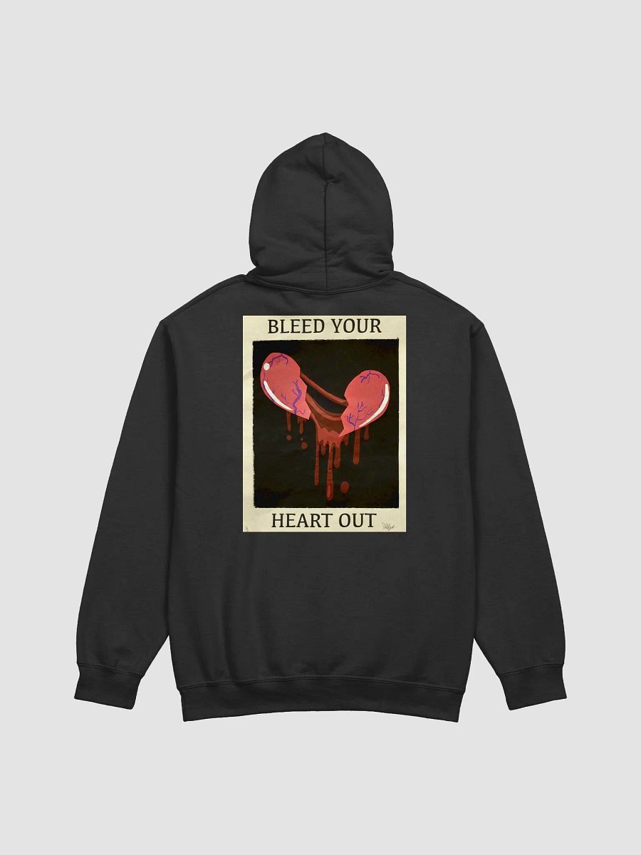 Bleed Your Heart Out Print Hoodie (Traditional) product image (2)