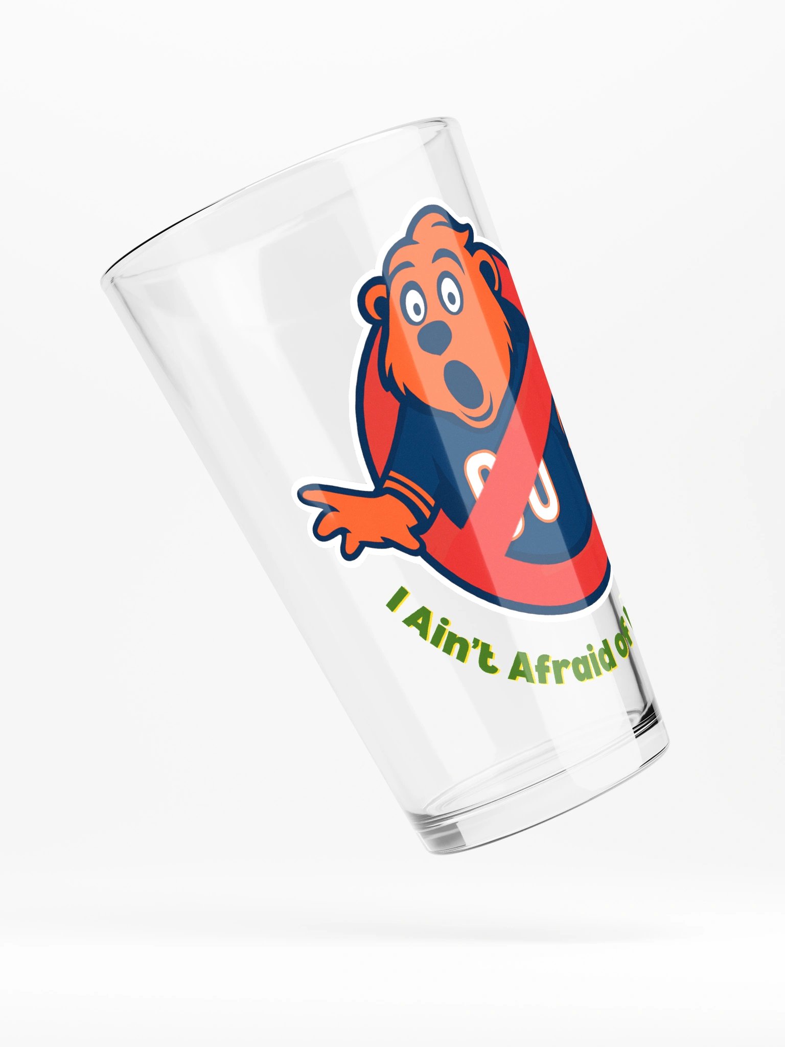 No Bear Shaker Pint Glass product image (4)