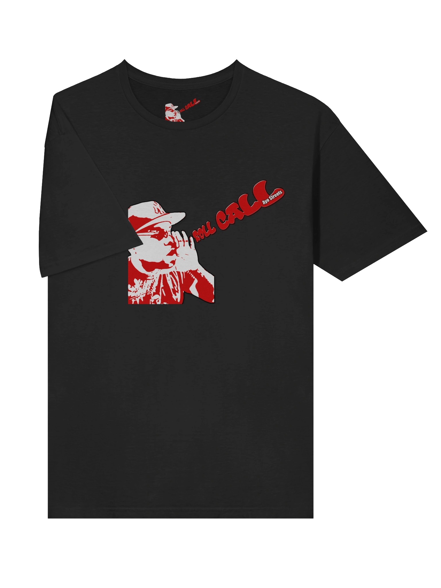 Roll Call Black, Red & white T-Shirt product image (5)
