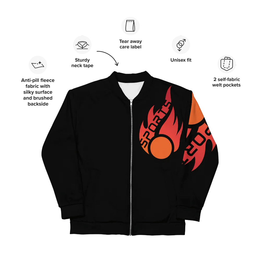 All-Over Print Bomber Jacket - Sports (6) product image (11)