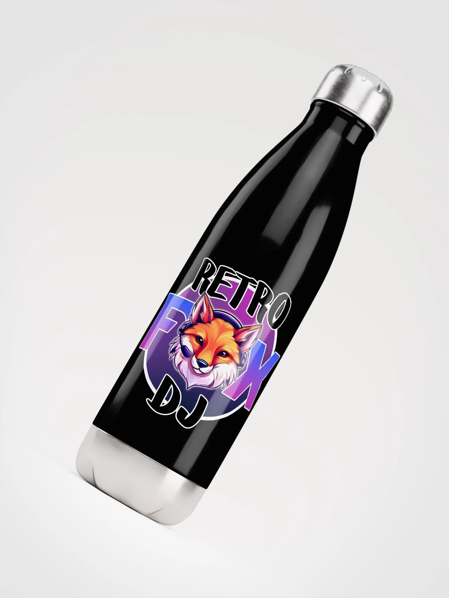 Retro Fox Stainless Steel Water Bottle product image (4)