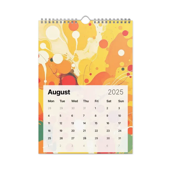 ART ABSTRACT WALL CALENDAR 2025 product image (2)