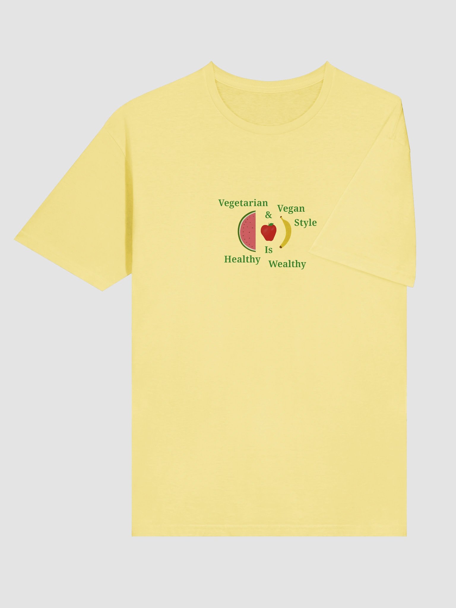 Healthy & Wealthy Vegetarian T-Shirt product image (6)