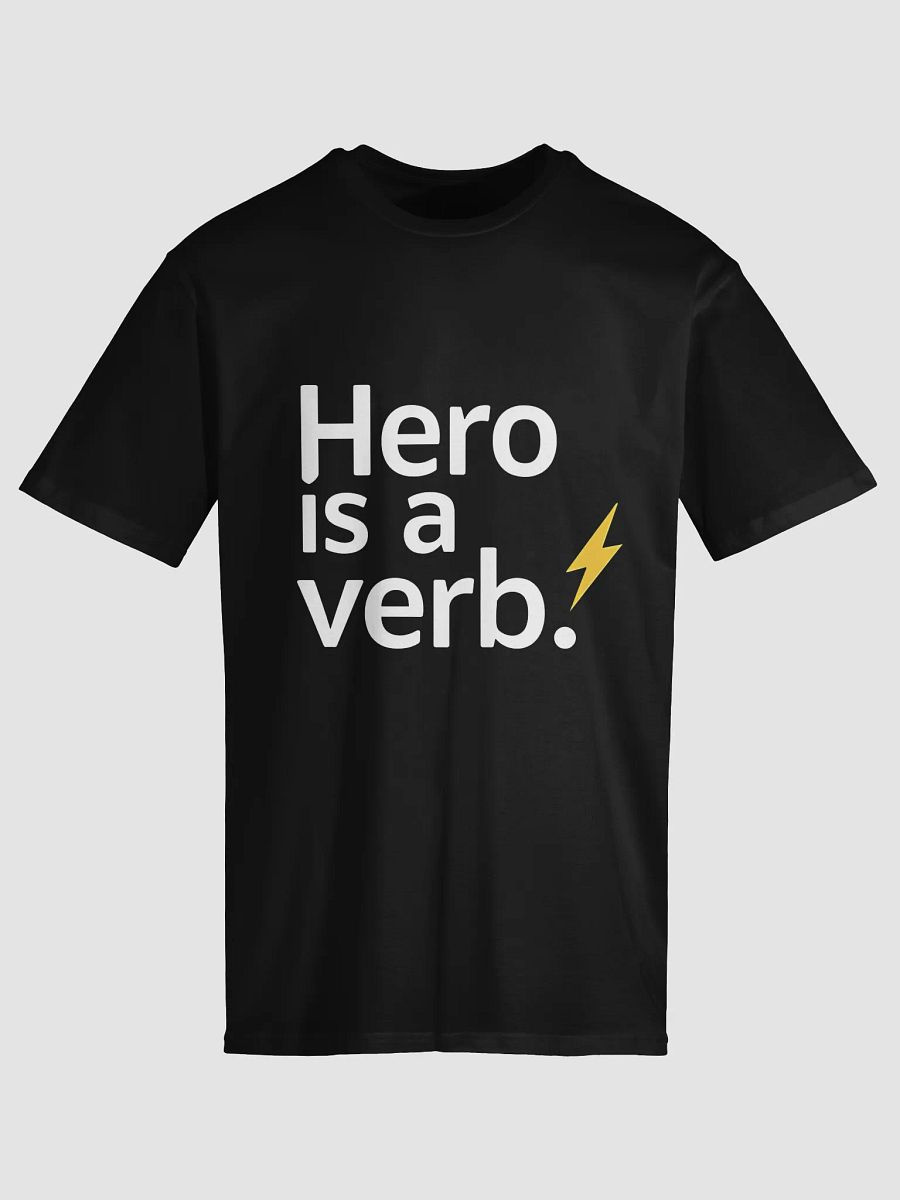 Hero Is a Verb – The Robert Downey Jr. T-Shirt That Will Ignite the Hero Within You product image (5)