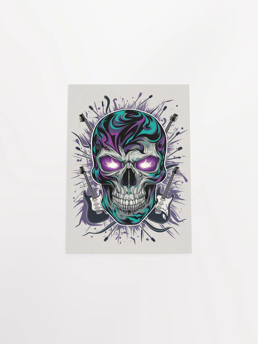 "Skull Shredder: Chaos in Stereo" – Premium Rock Art Poster product image (19)