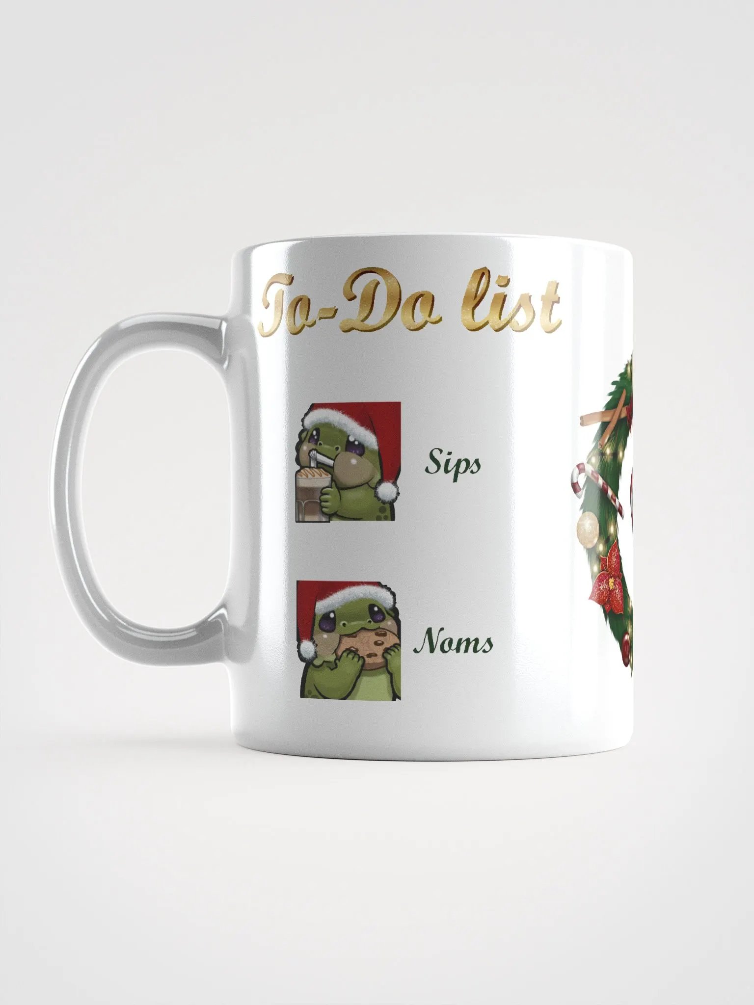 Lizzmas To-Do List Mug, white product image (2)