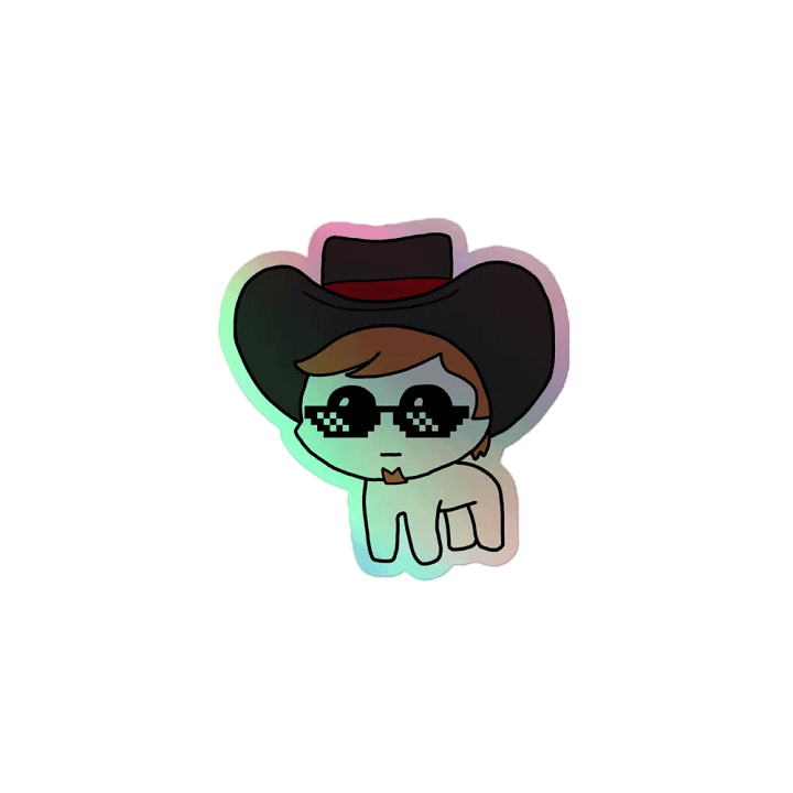 aid00t Yippee Creature Emote Sticker Sheet (Holographic) product image (1)