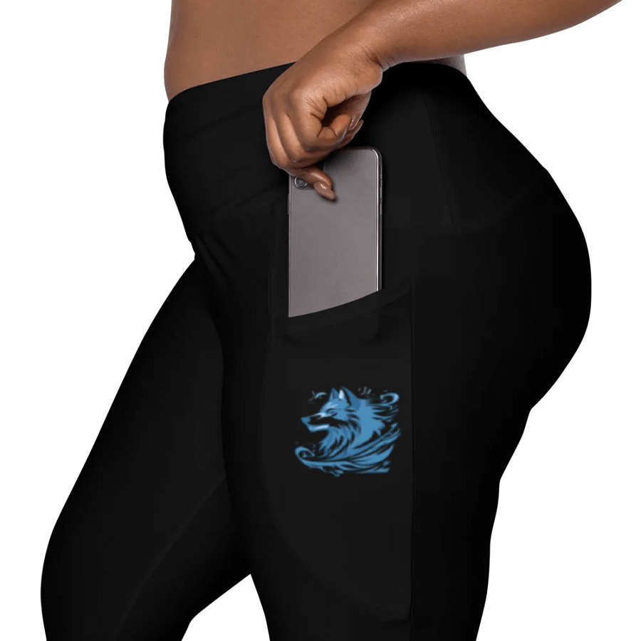 Black Lunar Howl High-Waisted Leggings product image (7)