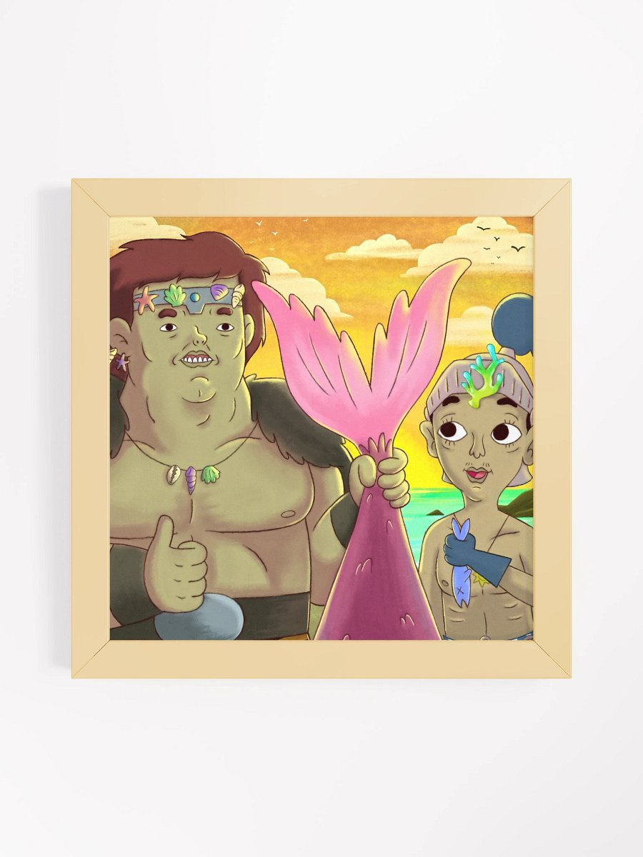 Barb and Pal Fishing Trip - Framed Poster product image (1)