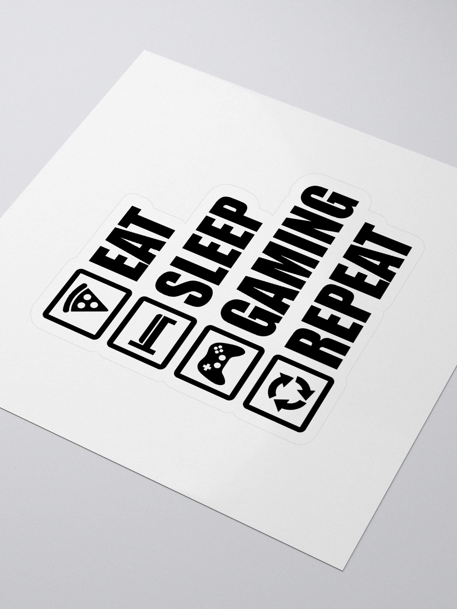 Eat. Sleep. Game. Repeat. Vinyl Sticker Pack product image (3)