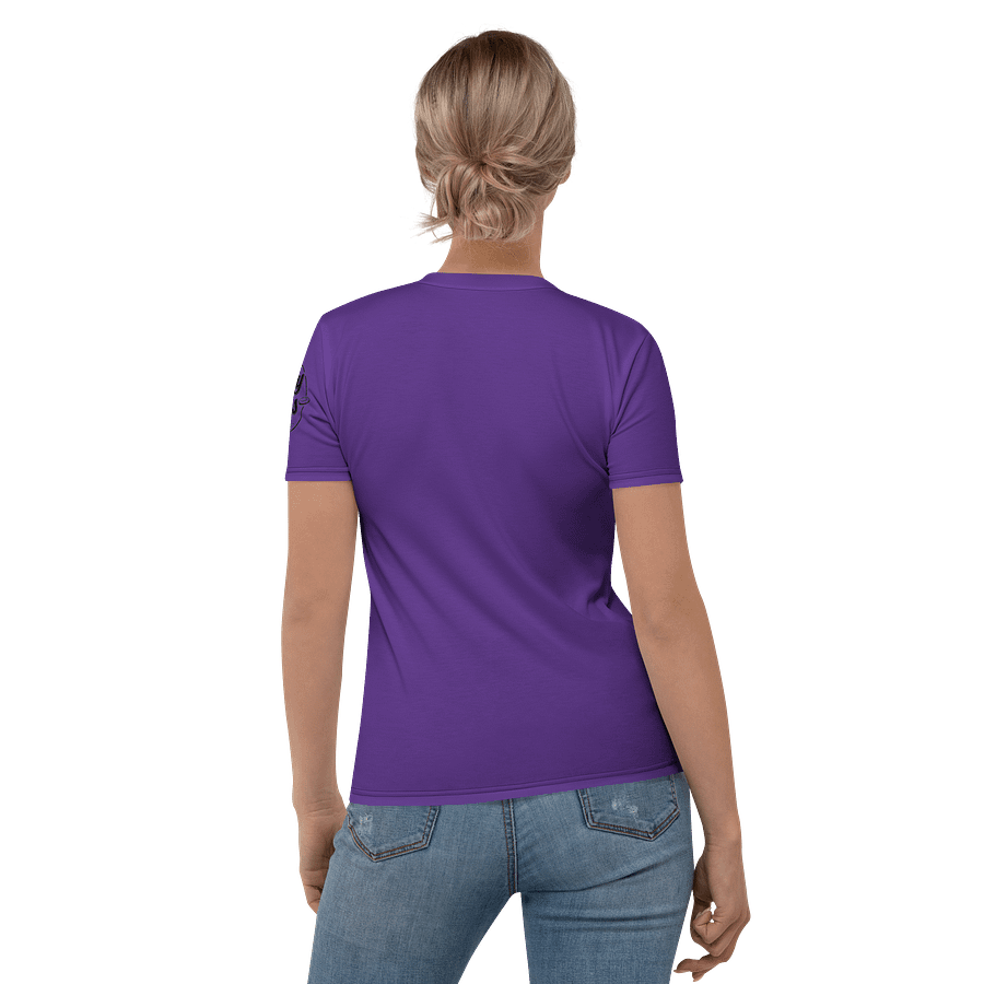 Fancy Lads Women's Purple T-shirt "All Eyes On Tee" product image (6)