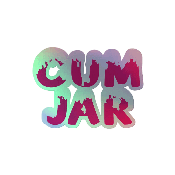 Cum Jar Sticker Holographic product image (2)