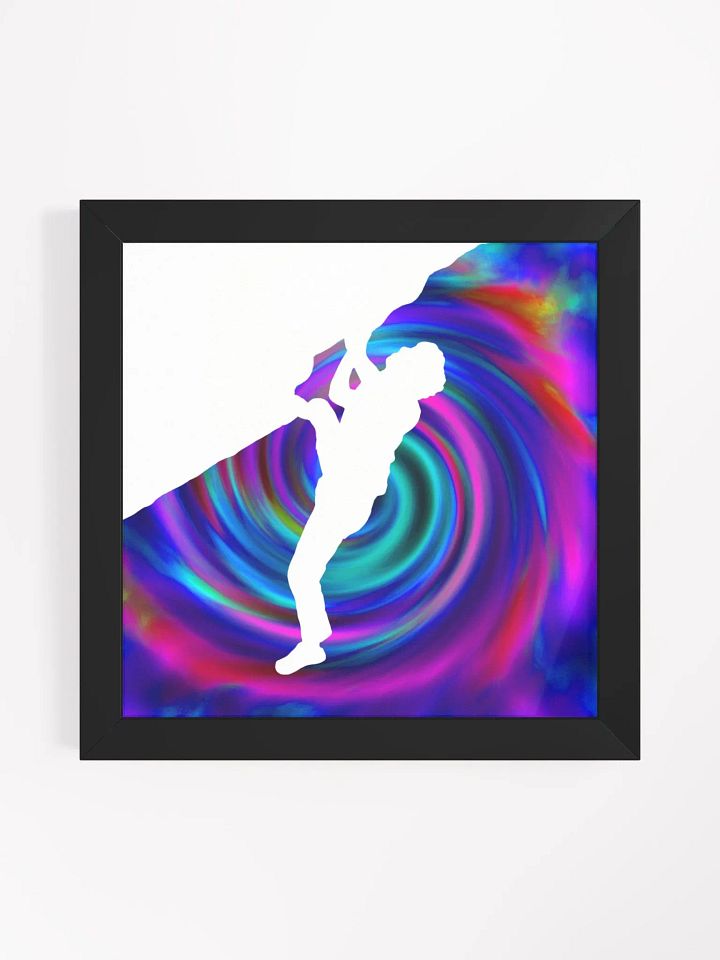 Bouldering spirit Framed print product image (2)