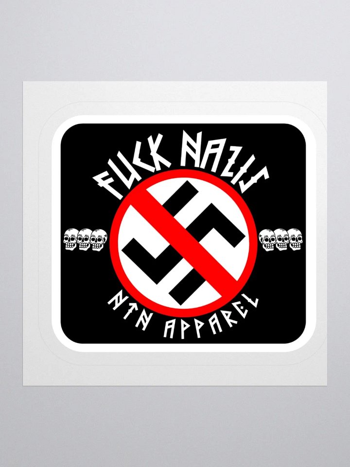 F**k N*zis Die-cut sticker product image (3)