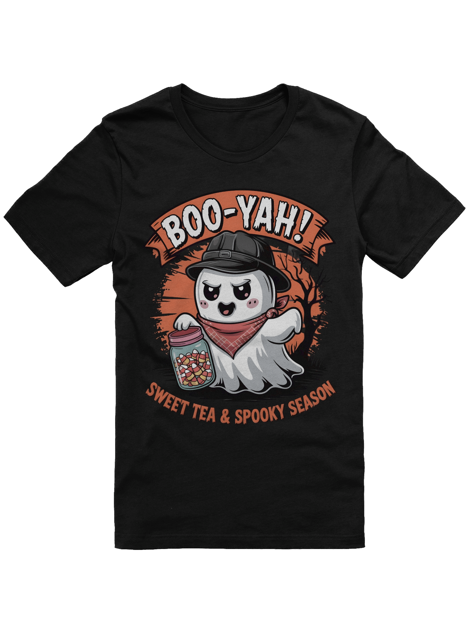 Boo-Yah! Spooky Season Ghost T-Shirt product image (2)