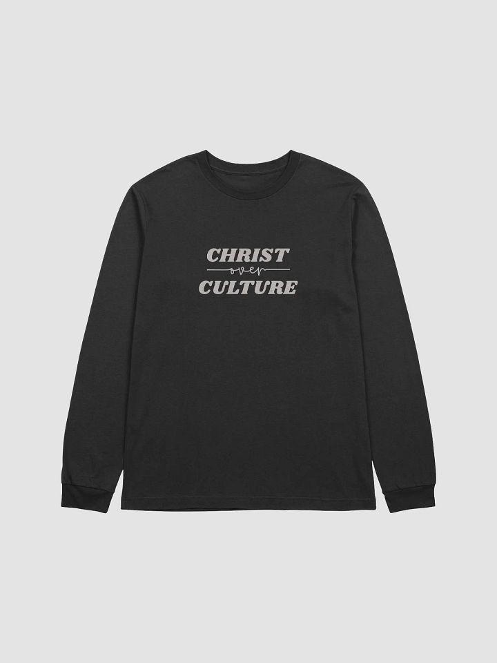 Men's Long-Sleeve T-Shirt: Christ over Culture (more colors available) product image (1)
