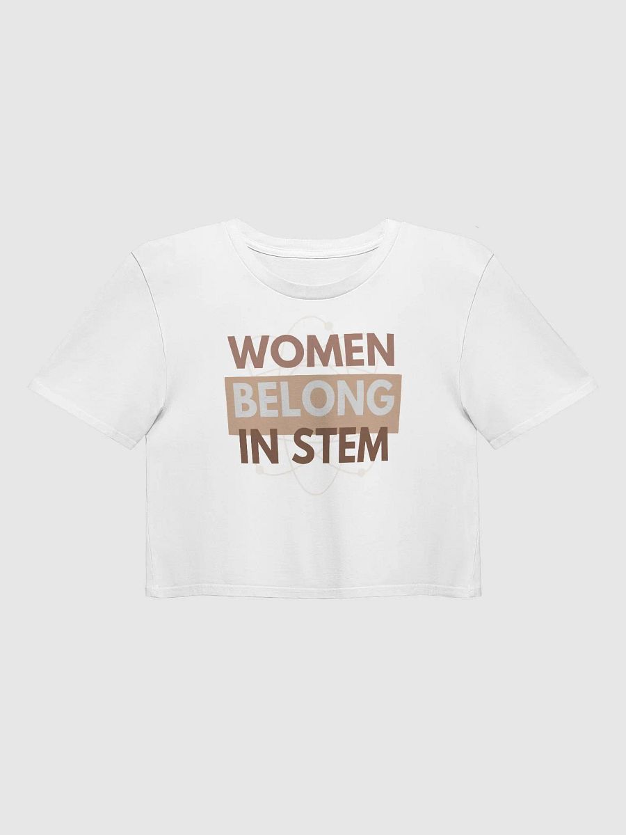 Women in STEM Crop Top product image (2)