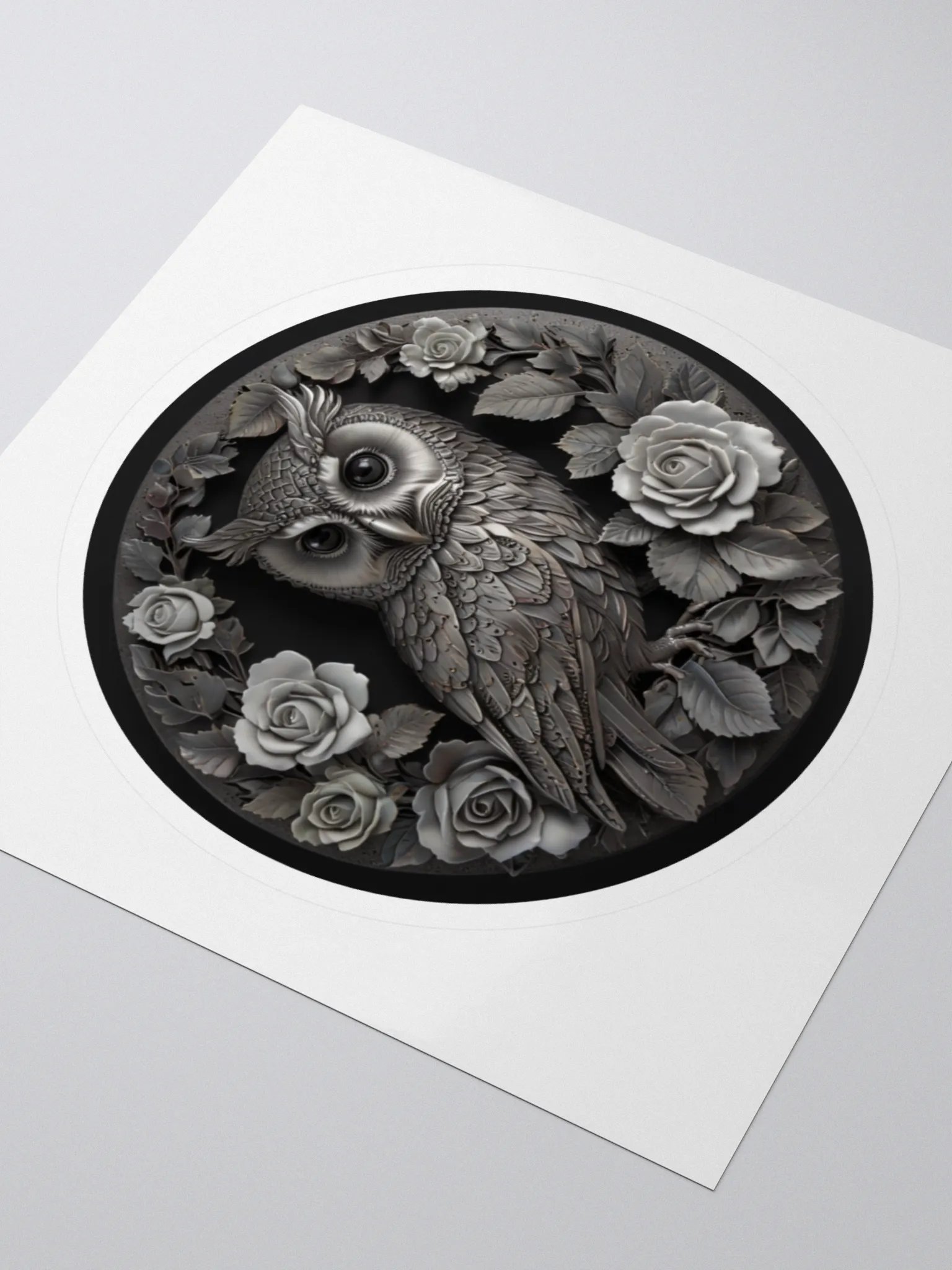 Mystic Owl and Roses Sticker Set product image (3)