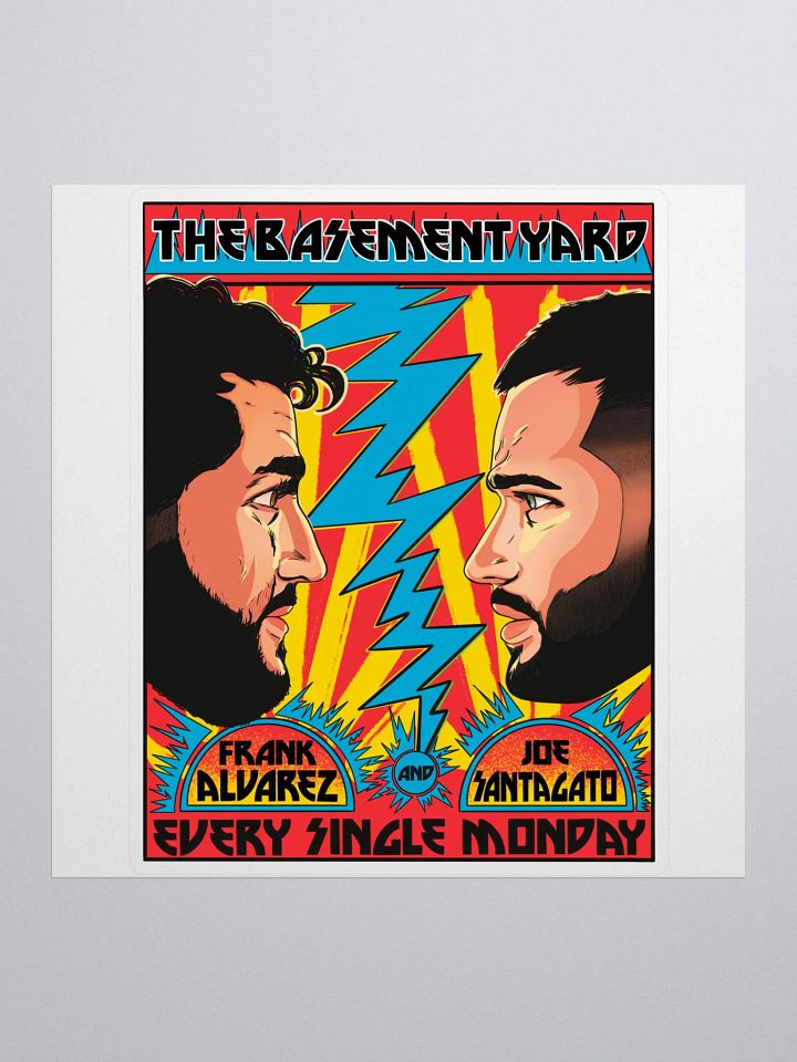 The Basement Yard Face Off Sticker product image (1)