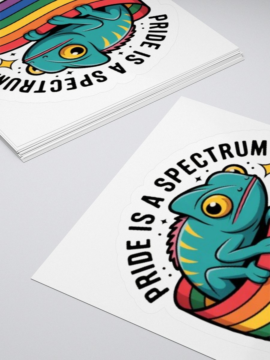 Pride Chameleon Sticker - Exclusive Vinyl Design Celebrating Spectrum product image (10)