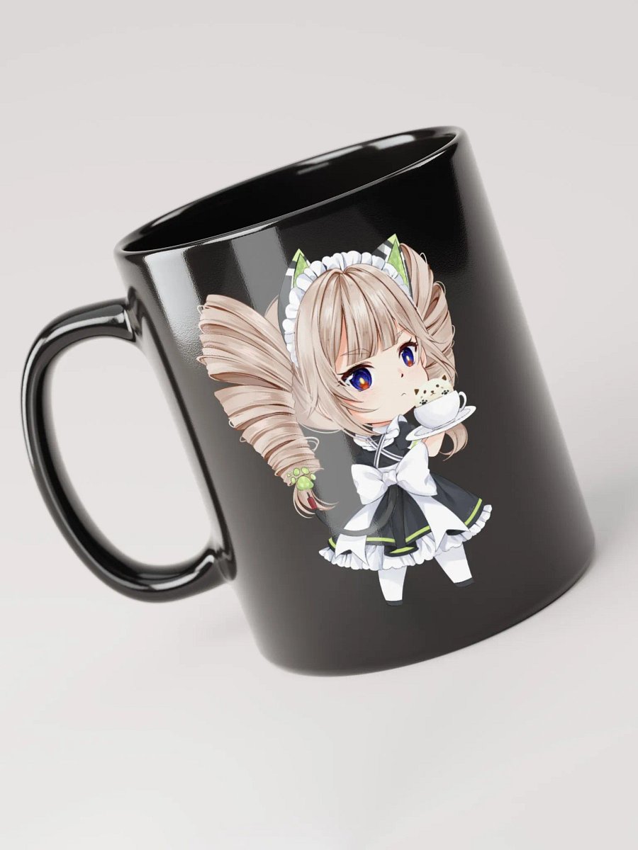 Black Glossy Mug - Shiro Maid (Tower of Fantasy) product image (4)