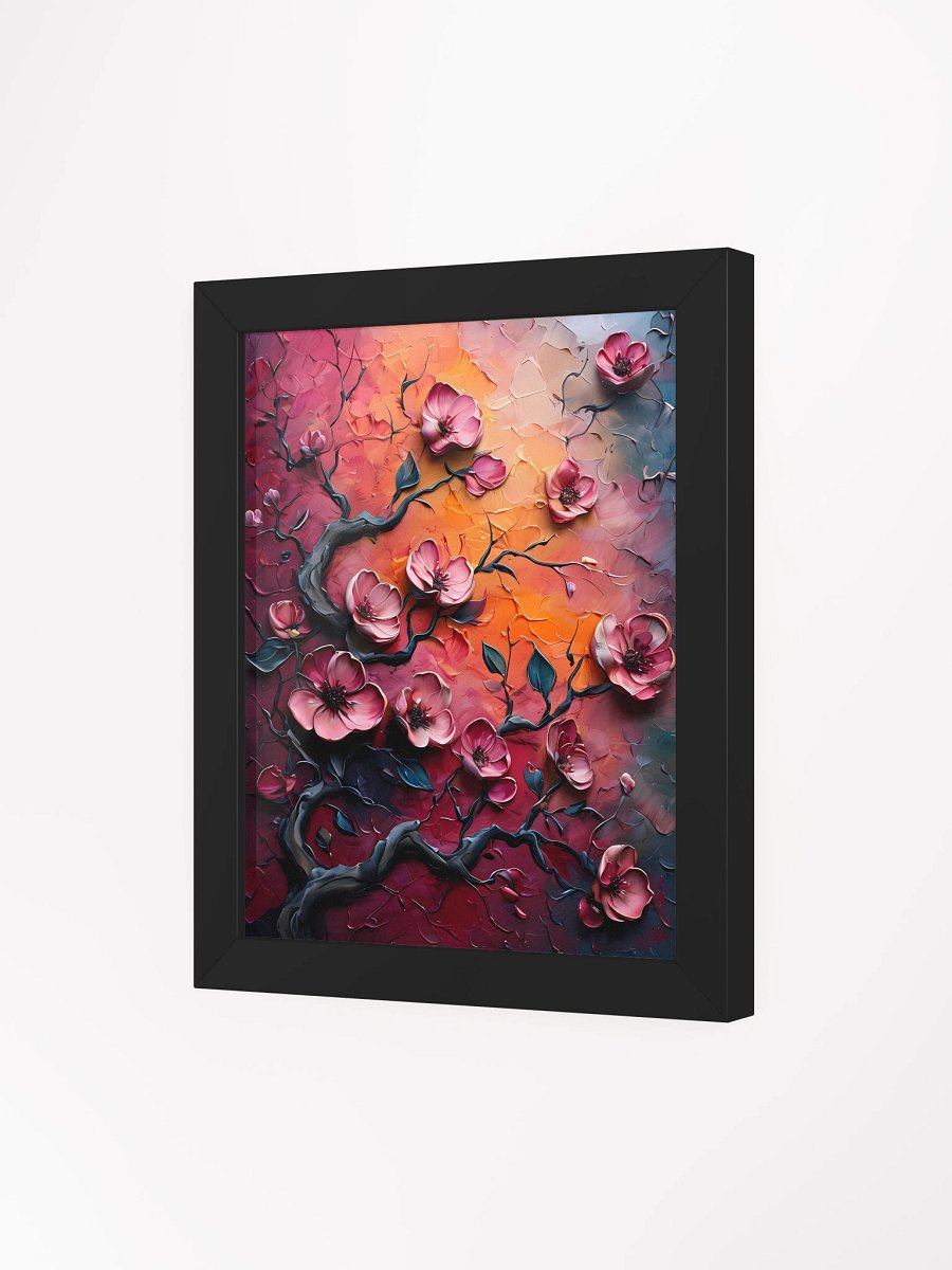 Impasto Blossoms Framed Poster product image (4)