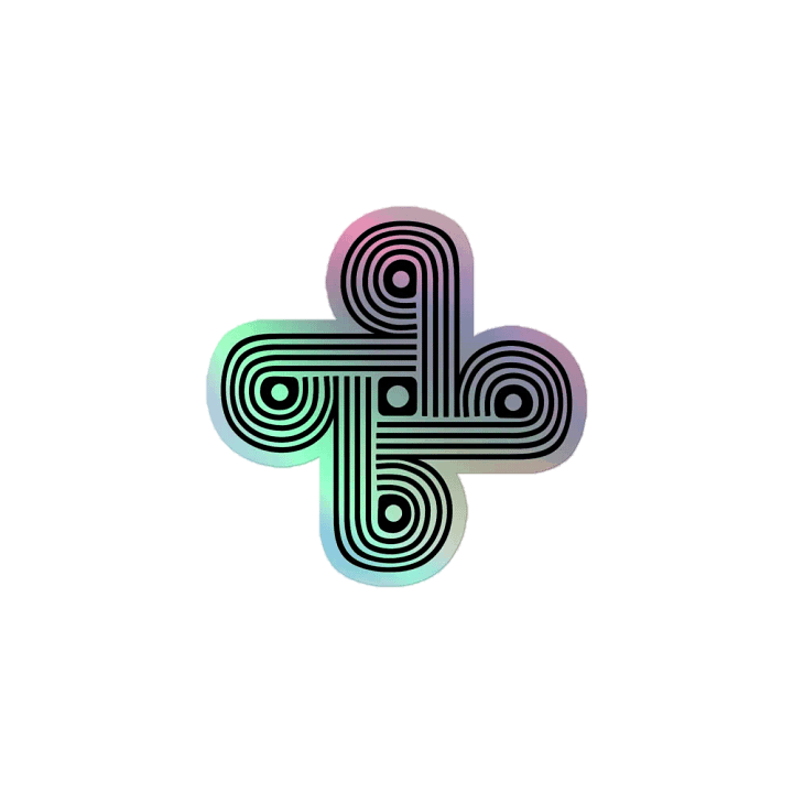 4-Directions holographic sticker product image (1)
