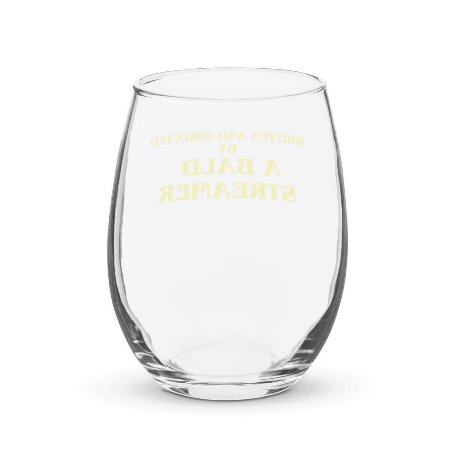 Written and directed by wine glass product image (2)