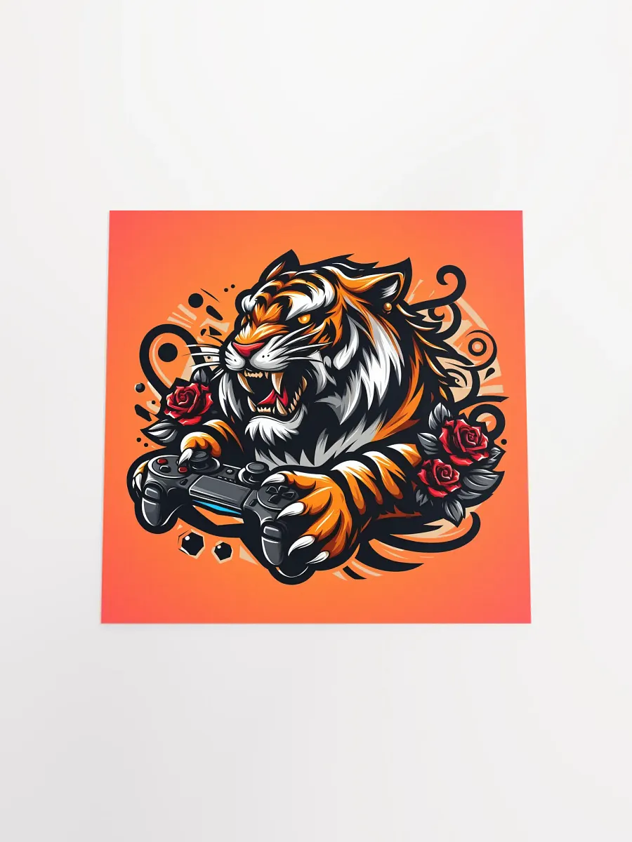 Fierce Tiger Gaming Poster product image (4)