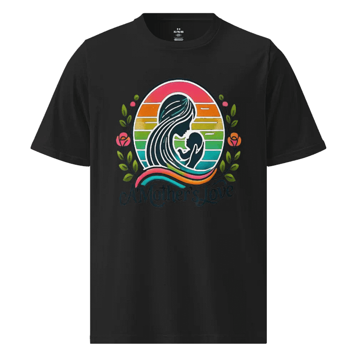 Mother's Love Silhouette Athletic T-Shirt product image (1)